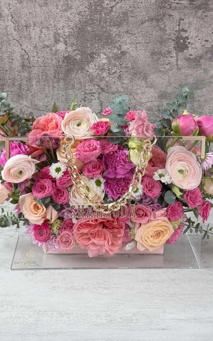 Everlasting Luxe Rose Bag