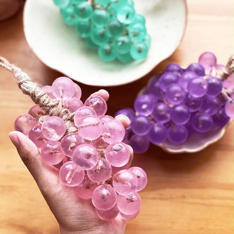 Artisanal Grape Cluster Hanging Soap
