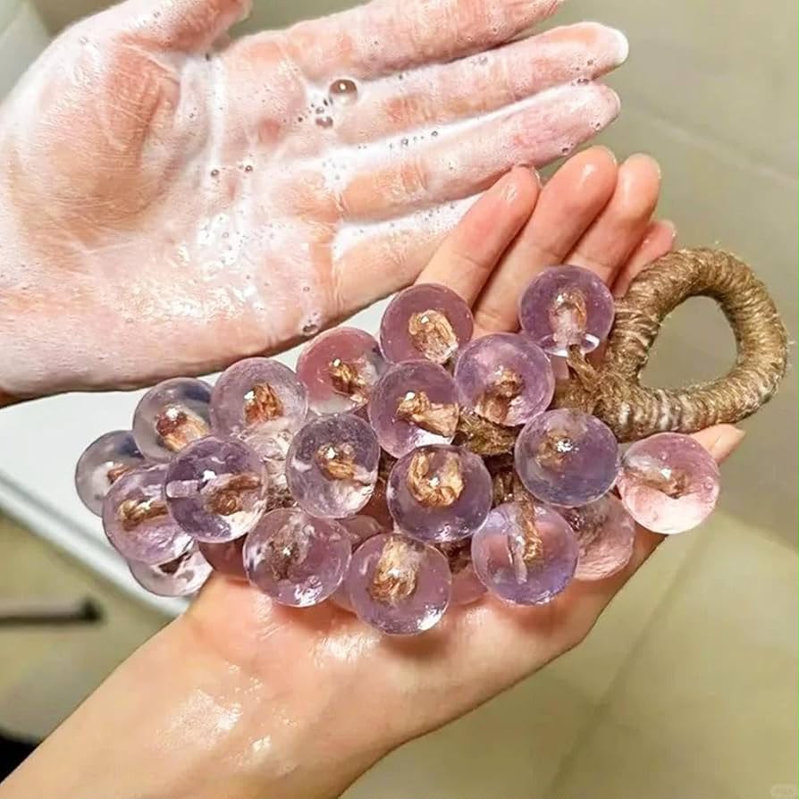 Artisanal Grape Cluster Hanging Soap