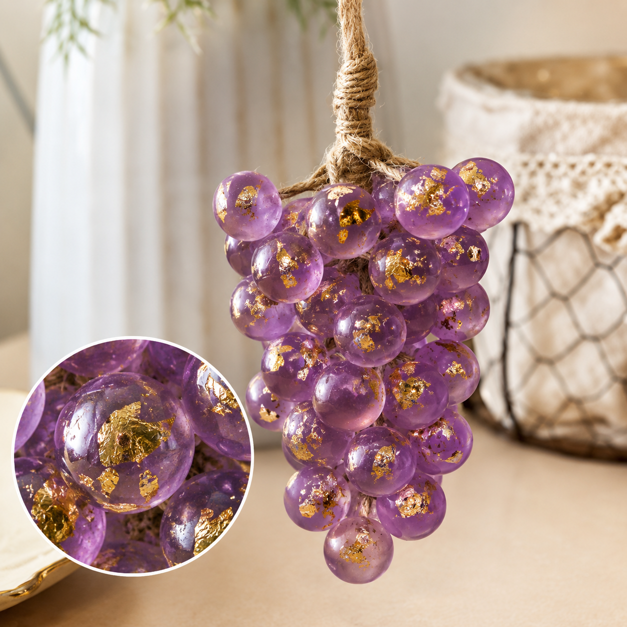 Luxury Grape Cluster Hanging Soap