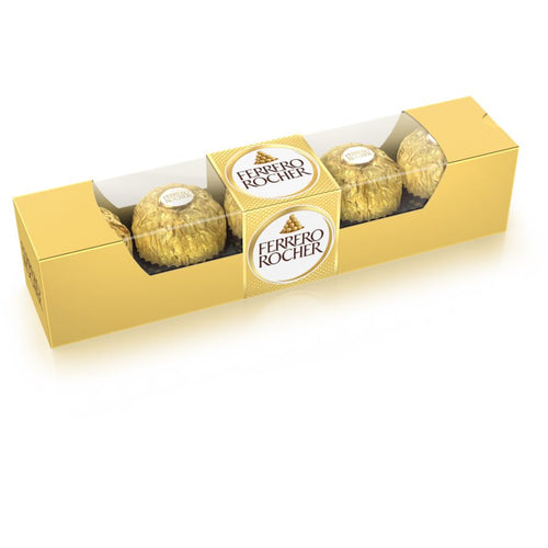 Ferrero Rocher Chocolates Gift Pack (4 Pieces), premium chocolate gift add-on for flowers and gift boxes