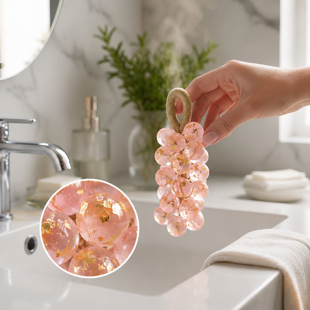 Luxury Grape Cluster Hanging Soap