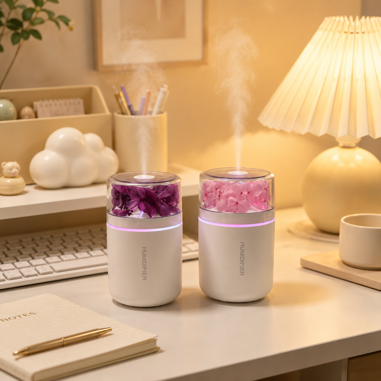 Modern USB humidifier for home office décor