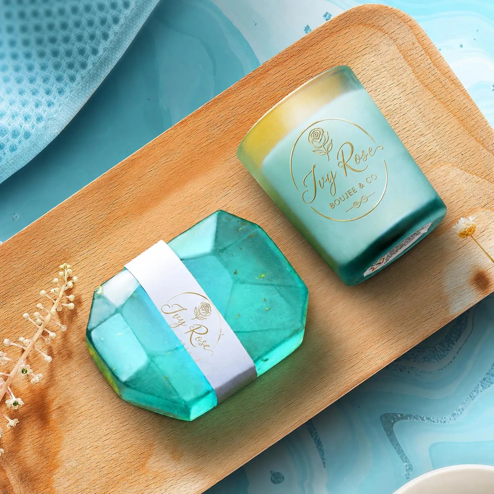 Bluebell Citrus Spa Gift Basket | 6pc Birthday Hamper for Her